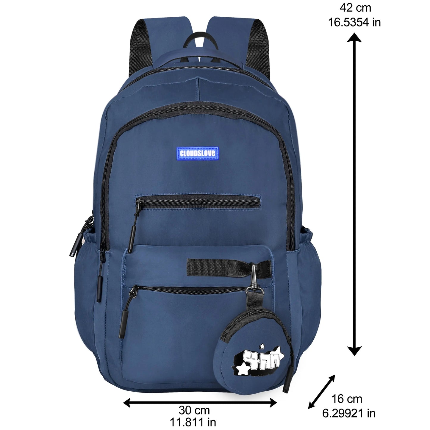 Clouds Love School Bag|Tuition Bag|College Backpack|ForGirls&Women|Waterproof Bag (Blue) optima-bags