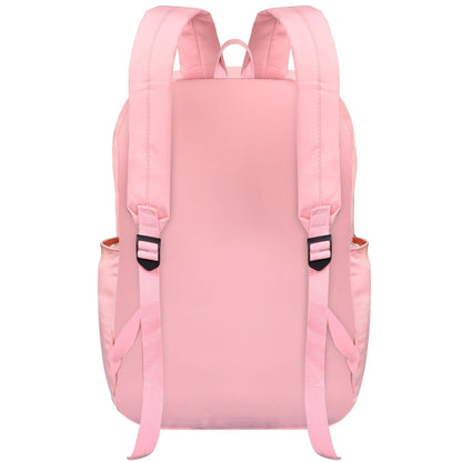 clouds love Backpacks 15.6 Inch College Cute Bookbag Anti Theft Women Casual School backpack for Unisex(Pink) optima-bags
