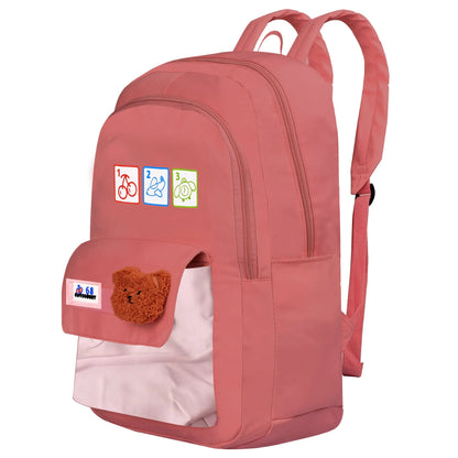 clouds love Backpacks 15.6 Inch College Cute Bookbag Anti Theft Women Casual School backpack for Unisex(Pink) optima-bags