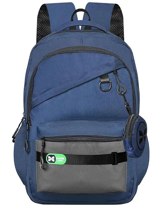Clouds Love Stylish & Trendy Water Resistant High Storage School Collage Travel Backpack(Blue) Bag for Boys & Girls optima-bags