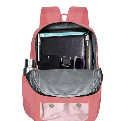 clouds love Backpacks 15.6 Inch College Cute Bookbag Anti Theft Women Casual School backpack for Unisex(Pink) optima-bags